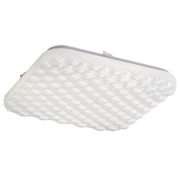 Biała plafoniera Eldrick 3086 kwadratowa lampa LED 24W 4000K biurowa