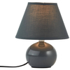 Stołowa lampka z abażurem Primo 61047/63 ceramiczna szary