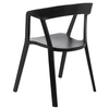 Minimalistyczne krzesło Vibia 210-APP.BLACK King Home czarne