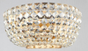 Kinkiet glamour Basfor DIA100-WL-02-G crystal złoty 
