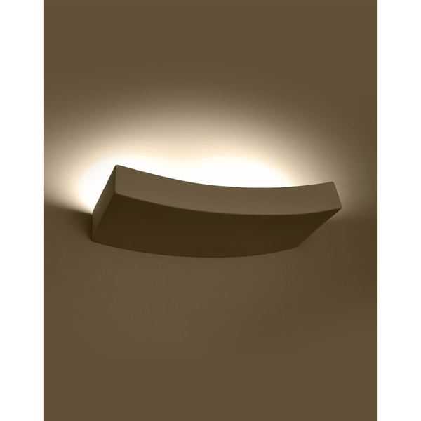 Ceramiczny kinkiet biały SL.0837 lampa ścienna do przedpokoju