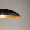 Podłużna lampa wisząca Gondola M 40635 Sigma do kuchni czarna miedziana