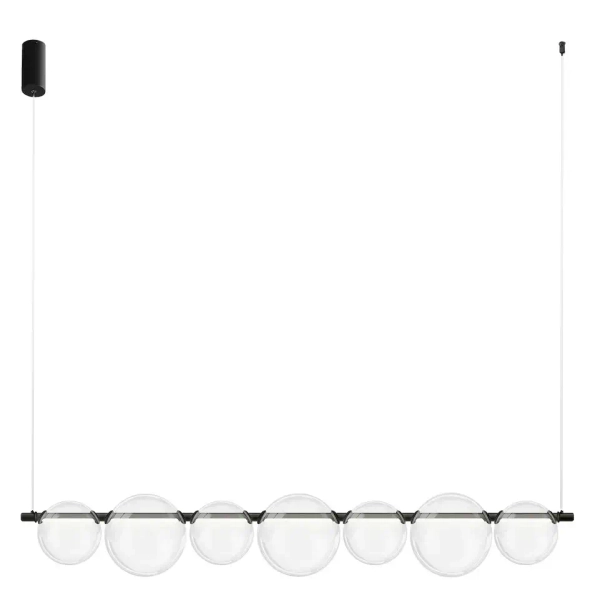 Molekułowa lampa wisząca Atola ML2244 LED 19W 4000K bubbles czarna