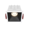 Lampa wpuszczana Alfa DL043-01-10W4K-SQ-WB LED 10W 4000K biały czarny