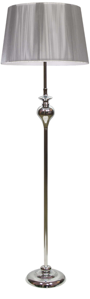 Stojąca lampa GILLENIA 51-11947 abażurowa klasyczna szara