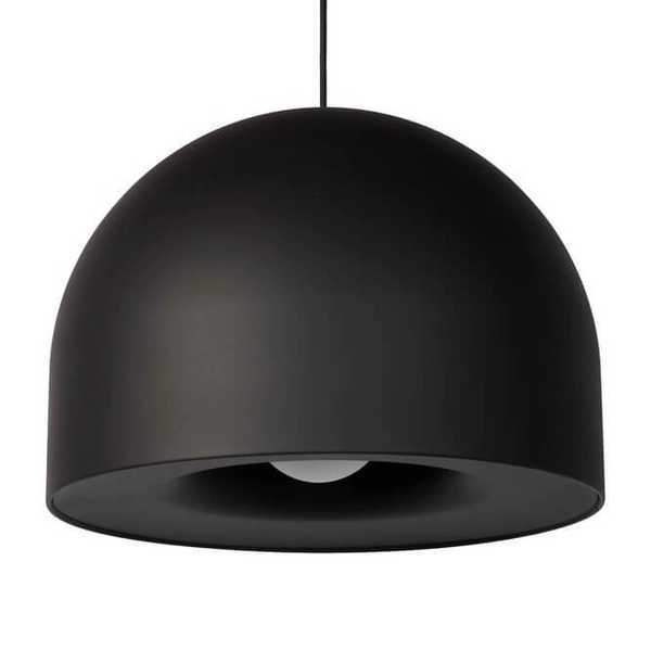 Lampa zwisająca Akron 20421/01/30 Lucide kopuła do gabinetu czarna