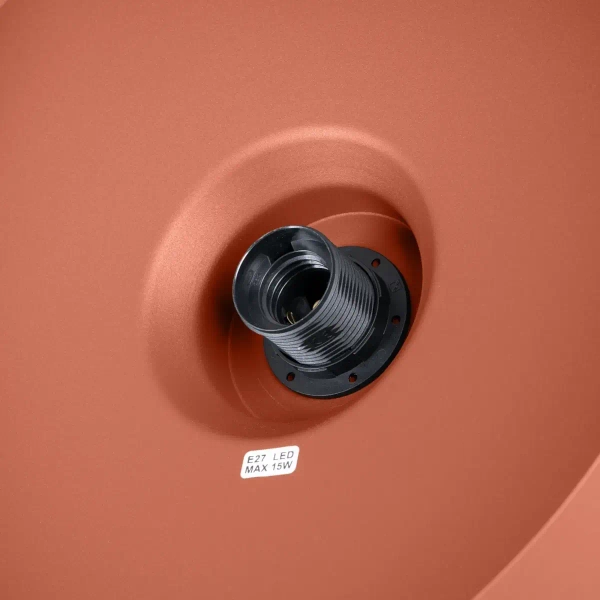 Lampa wisząca nad wyspę BILO SL.1706 kapelusz terakota