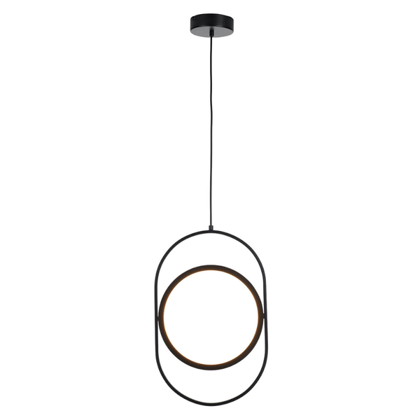 Zwisowa lampa Elipse 60217A-M LED 16W 3000K regulowana czarna