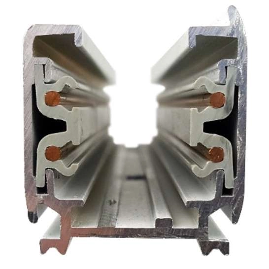 Szynoprzewód sufitowy 1 m Aluminum 4 wires Track MHT1-100-WH Maxlight 3-fazowa LISTWA ścienna natynkowa 230V biała