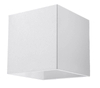 Kinkiet LAMPA ścienna SL.0059 metalowa OPRAWA przyścienna kostka cube biała OUTLET