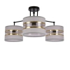 Sufitowa lampa z abażurami Andy 33-00514 biały złoty czarny