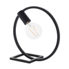 Stolikowa lampka Shape Circle 92222 pierścień ring czarny