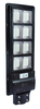 Solarna uliczna latarnia 298 Domeno LED 360W 6000K IP66 metalowa czarna