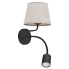 Kinkiet ekologiczny do czytania Maja 6446 TK Lighting podwójny szary beżowy