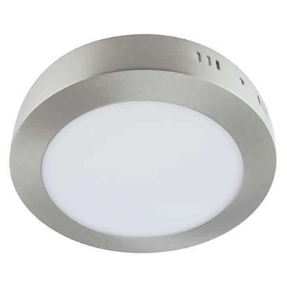 Natynkowa LAMPA sufitowa MARTIN LED 12W 4000K 02905 Ideus plafon OPRAWA okrągła metalowa biała
