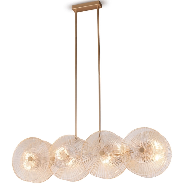 Lampa zwisowa Aster MOD007PL-08G1 koła balls złote