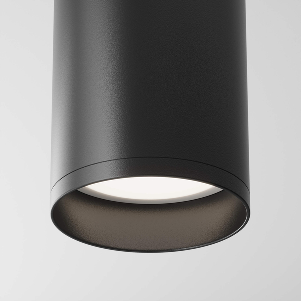 Lampa sufitowa downlight Focus C010CL-01B Maytoni spot tuba czarna