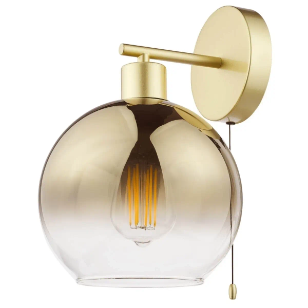 Naścienna lampa do przedpokoju Lycia LYC0735 szklane kule złoty