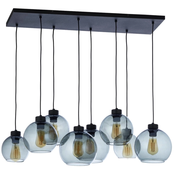 Industrialna wielopunktowa lampa wisząca Cubus 4113 TK Lighting czarna