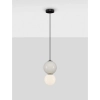 Wisząca lampa okrągła JORELIA LE45250 LED 6W 3000K szklana szara biała