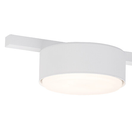 Lampa ścienna metalowa oprawa loftowy kinkiet biały PILLS OUTLET