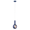 Zwisowa lampa granatowa VITRUM 1xE27 oczko do jadalni nad wyspę 41635