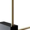 Kinkiet ledowy ścienny Pars C070WL-L12GB3K LED 12W 3000K stick złoty