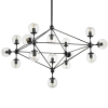 Lampa wisząca Astrifero ST-9047-15 Step balls bursztynowa czarna