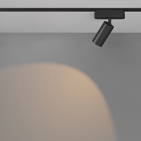 Lampa magnetyczna ścieżka świetlna Focus TR103-1-12W3K-M-B LED 12W 3000K reflektorek czarna