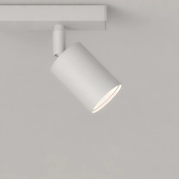 Nasufitowa lampa biała listwa z reflektorkami ANDI tubki kule szklane do sypialni K-5498