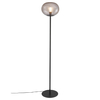Kulista lampa podłogowa Alton 2010514047 szklana czarny przydymiony