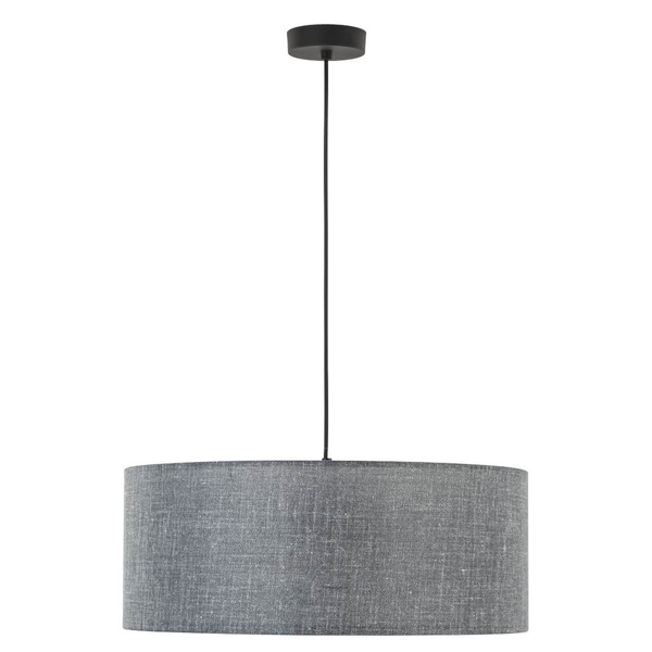 Lampa zwisowa do gabinetu Earth 4654 round walec okrąg grafitowa