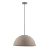 Wisząca lampa do jadalni NAVIRTA LE45342 kopułowa brązowa