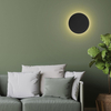 Kinkiet w kształcie księżyca Luna 6013 TK Lighting okrągły metalowy czarny