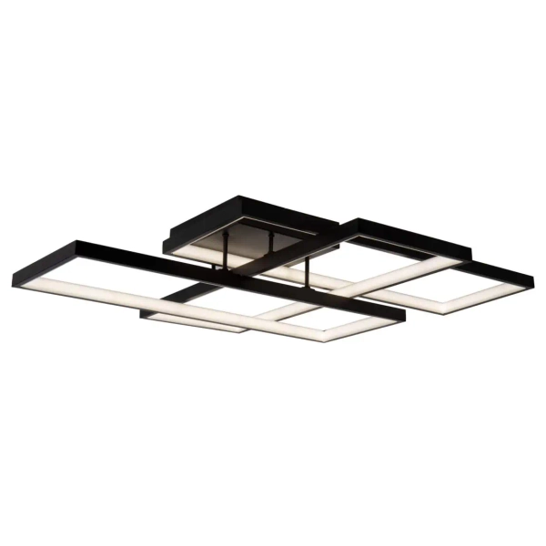 Sufitowa lampa geometryczna LOKERO 78101/60/30 LED 60W 2700-4000K czarny