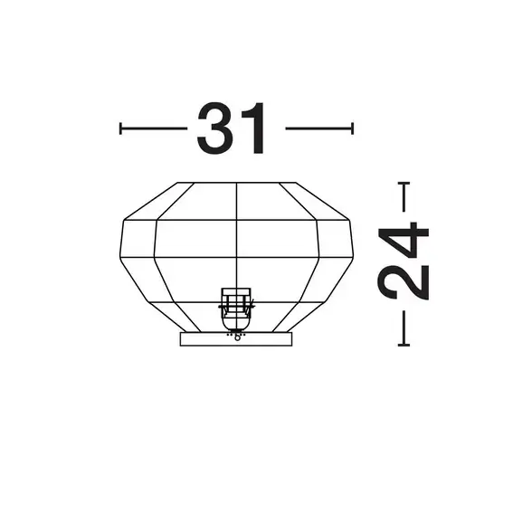 Stołowa lampa LOMVERO LE45357 do salonu boho brązowa niebieska