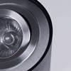 Plafon lampa sufitowa Bross AZ0782 metalowa tuba czarna chrom