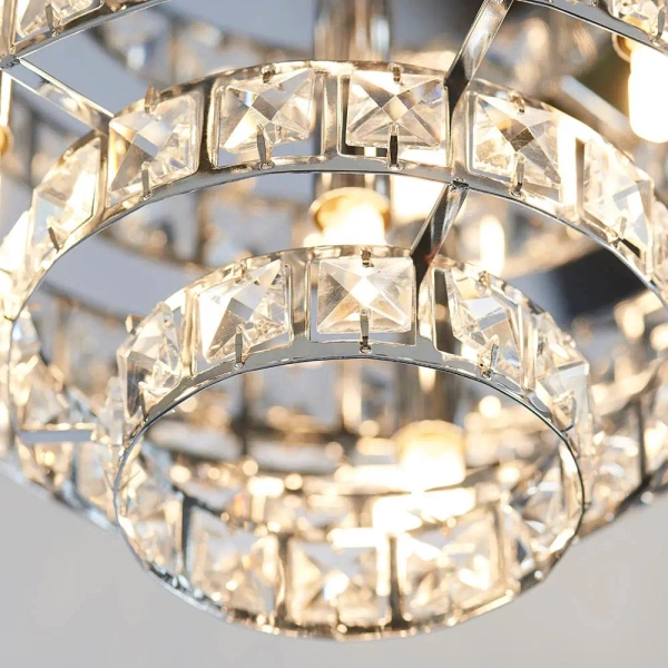 Sufitowa lampa glamour Motown MOTOWN-4CH chrom przezroczysty
