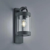 Industrialna LAMPA elewacyjna CUSTYRA DL142204160 Trio ogrodowa tuba zewnętrzna z czujnikiem zmierzchu IP44 antracytowa