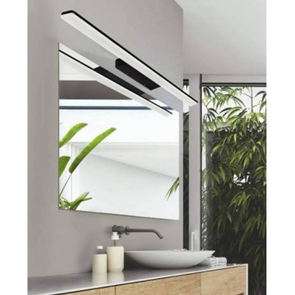 Podłużny kinkiet metalowy Epsilon listwa LED 18W czarna