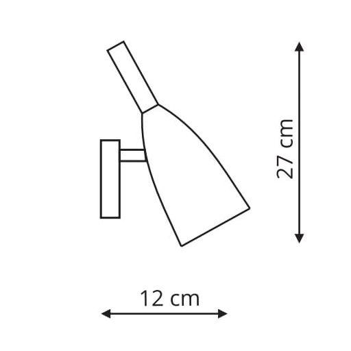 Kinkiet LAMPA ścienna SOLIN LP-181/1W WH Light Prestige hygge OPRAWA metalowa reflektorek regulowany biały