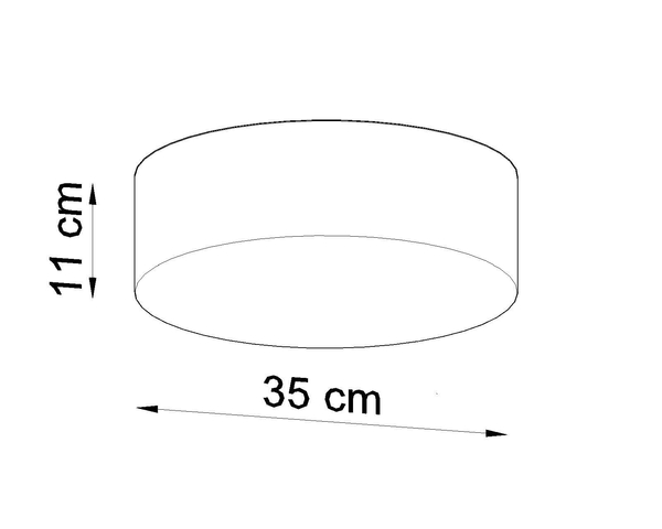 Sufitowa LAMPA SL.0123 okrągła OPRAWA natynkowa PLAFON biały
