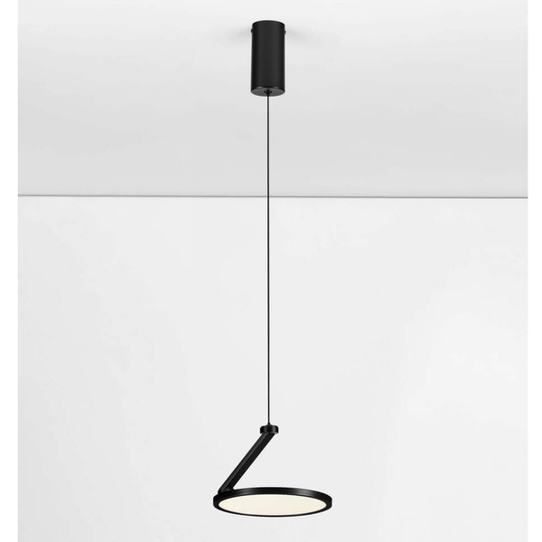 Lampa wisząca SORATA LE44750 LEDE 14W 3000K okrąg dysk czarna