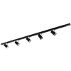 Czarny system szynowy Astley 914021 BL metalowy zestaw do salonu nowoczesny