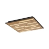 Sufitowa lampa sterowana pilotem Q-AKUSTIK brązowa 6423-79 1xLED 35W 2700-5000K kwadratowa