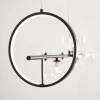 Modernistyczna wisząca lampa 22063 LED 14W 3000K kule ring czarny