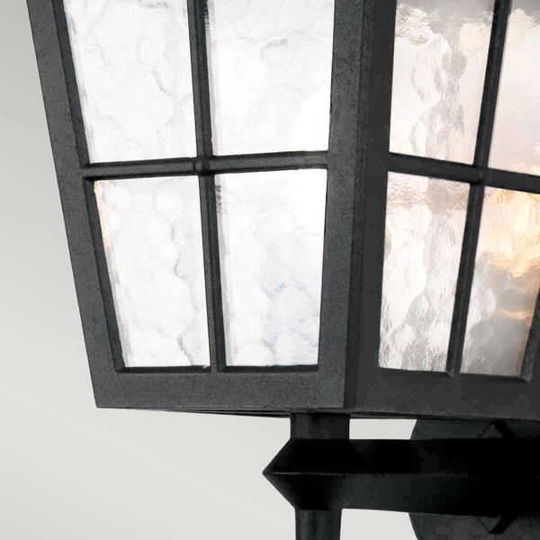 Kinkiet ścienny Canterbury BL46M-BLACK Elstead styl angielski lampion czarny