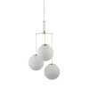 Potrójna lampa wisząca Artu Glass ART-ZWD-3 (Z) G350 kule białe