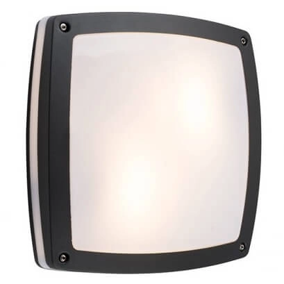 Ścienna lampa zewnętrzna FANO AZ2186 LED 10W 3000K IP54 kwadrat szary