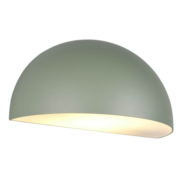 Kopułowa lampa ścienna MAAS 262460115 metalowa IP44 zielona